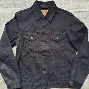 Men's Levi's black denim jacket #2